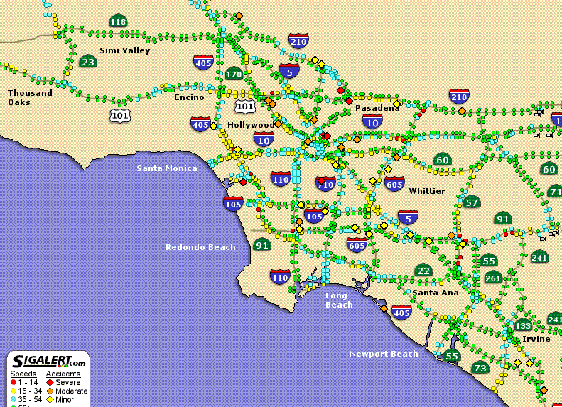 Cal Trans Traffic Map #